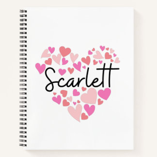 Cuaderno I love Scarlett