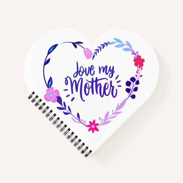 Cuaderno I love you mother (Anverso)