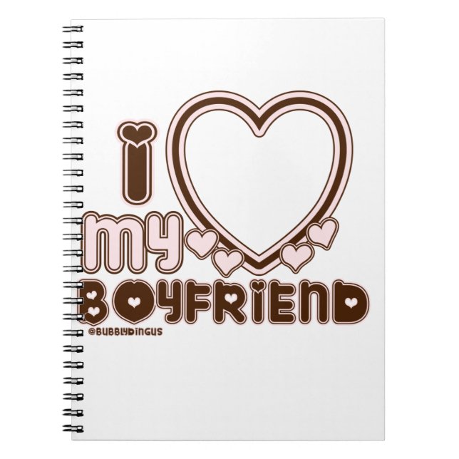 Cuaderno i luv brown bf (Frente)