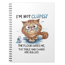 Cuaderno I’m Not Clumsy the Flor Hates Me 