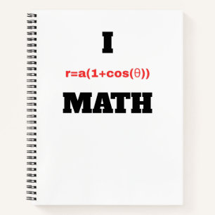 Cuaderno I Matemática de Ecuación Polar (Corazón)