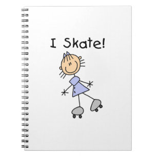 Cuaderno I Skate - Chica Roller Skater