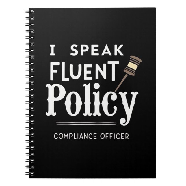 Cuaderno I Speak Fluent Policy – Compliance Officer  (Frente)