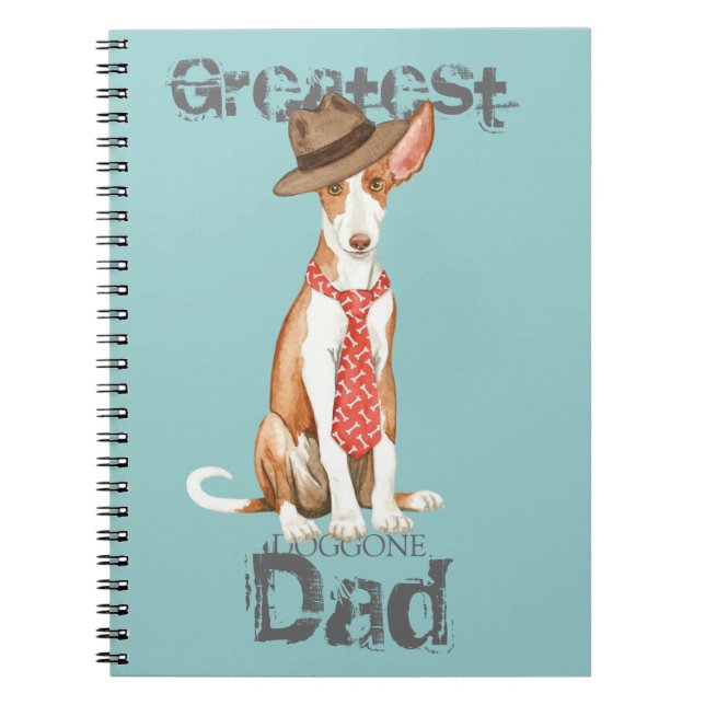 Cuaderno Ibizan Hound Dad (Frente)