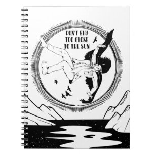 Cuaderno Ícaro Blanco y negro