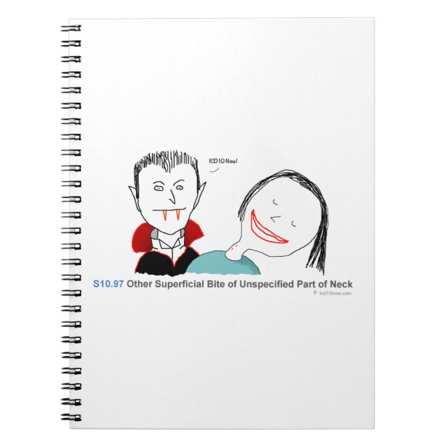 Cuaderno ICD-10: S10.97 la otra mordedura superficial (Frente)