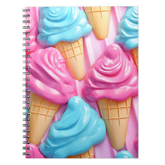 Cuaderno Ice Cream Kawaii Helados