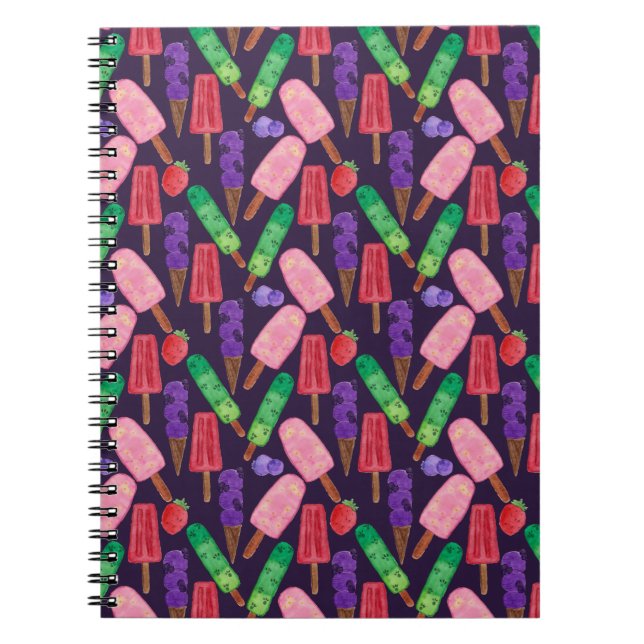 Cuaderno Ice cream pattern | Lollies pattern | lollipop 6 (Frente)