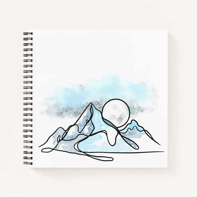 Cuaderno Ice mountain notebook (Anverso)