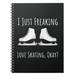 Cuaderno Ice Skating Gift Ideas Skater Winter Sports Female