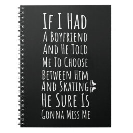 Cuaderno Ice Skating Gifts For Teen Girls Skater Winter