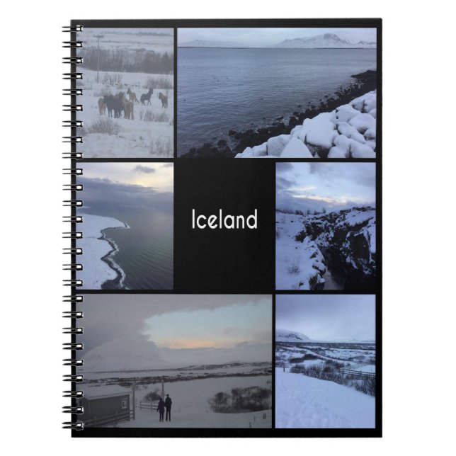 Cuaderno Iceland Winter Landscape (Frente)