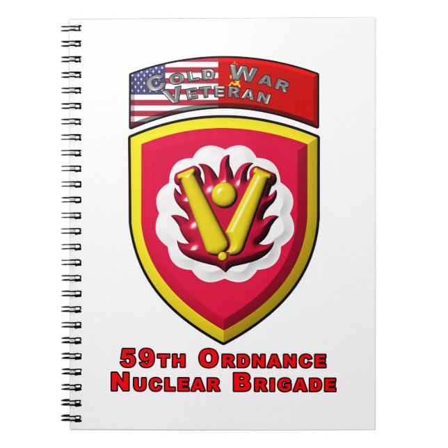 Cuaderno Icónica Brigada Nuclear de la 59ª Orden (Frente)