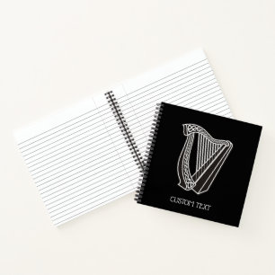 Cuaderno Icono de arpa