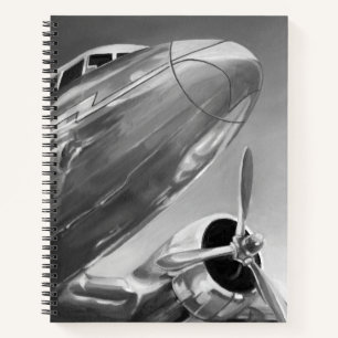 Cuaderno Icono de aviación: Vista de cierre