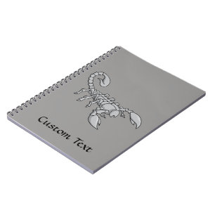 Cuaderno Icono de escorpión