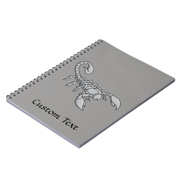 Cuaderno Icono de escorpión (Lado Izquierdo)