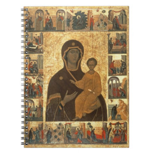 Cuaderno Icono de Hodegetria de la Virgen de Smolensk,