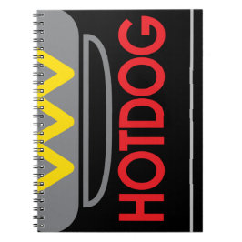 Cuaderno Icono de Hotdog