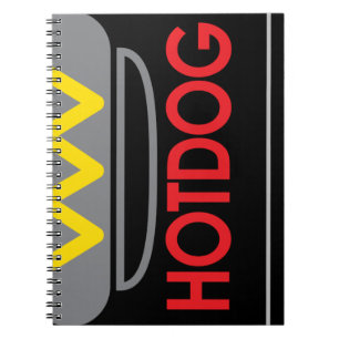 Cuaderno Icono de Hotdog