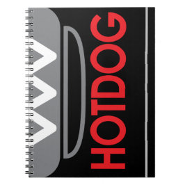 Cuaderno Icono de Hotdog