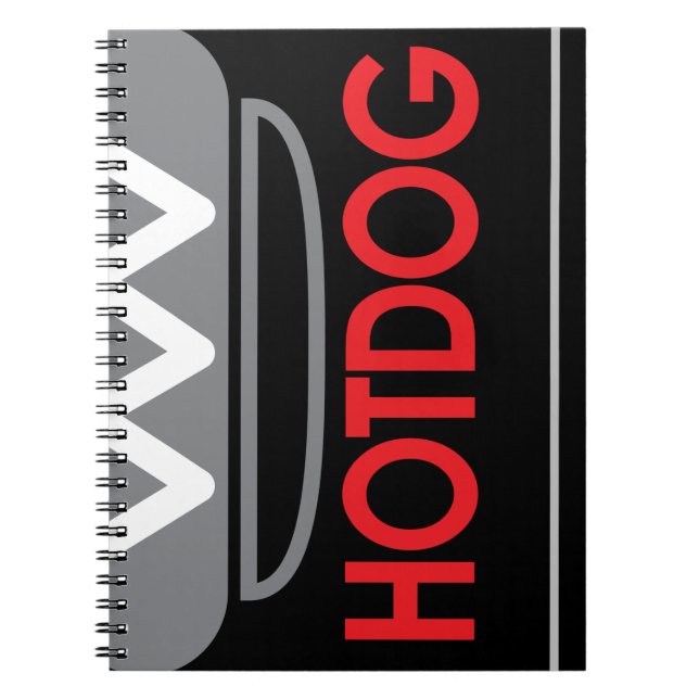 Cuaderno Icono de Hotdog (Frente)