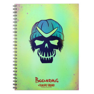 Cuaderno Icono de la cabeza del bumerán del pelotón el  