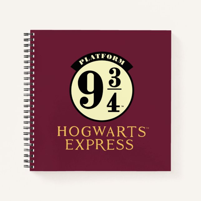 Cuaderno Icono de la ESTACIÓN HOGWARTS™ EXPRESS Plataforma  (Anverso)