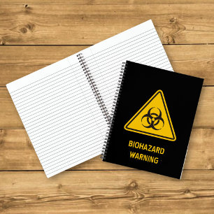 Cuaderno Icono de riesgo biológico