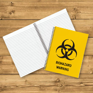 Cuaderno Icono de riesgo biológico