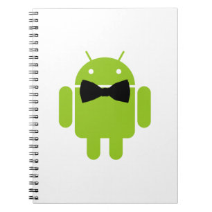 Cuaderno Icono de robot de anclaje de amarre de arrastre fo