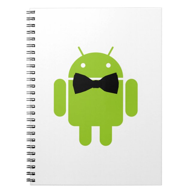 Cuaderno Icono de robot de anclaje de amarre de arrastre fo (Frente)