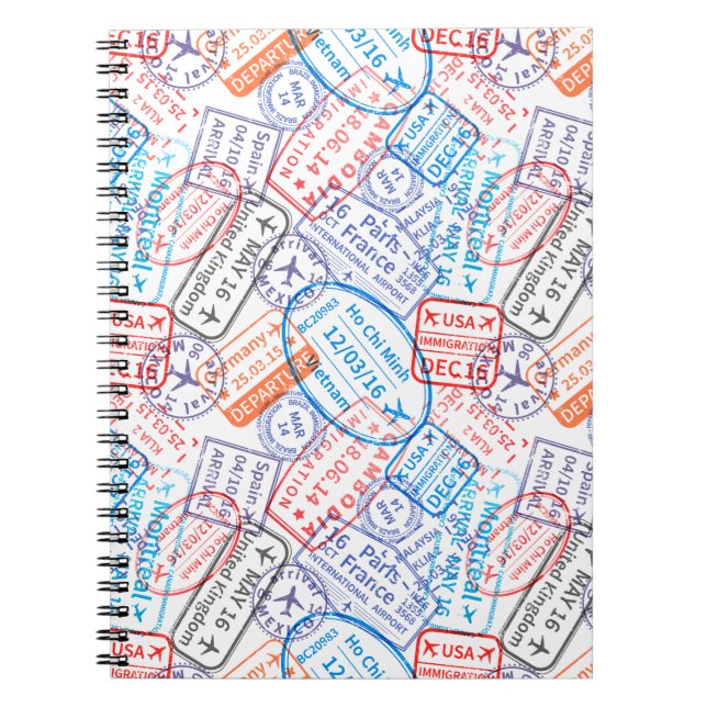 Cuaderno Icono de viaje (Frente)