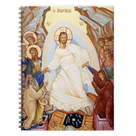 Cuaderno Icono ortodoxo de la resurrección de la Anastasis
