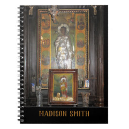 Cuaderno Icono ortodoxo griego y pintura, con tu nombre