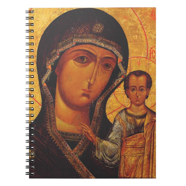 Cuaderno Icono ortodoxo Nuestra Señora de Kazán (Frente)
