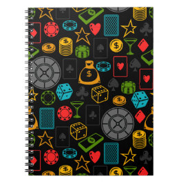 Cuaderno Iconos coloridos del Casino