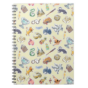 Cuaderno Iconos de Harry Potter en acuarela