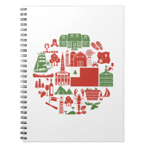 Cuaderno Iconos de Nueva Inglaterra