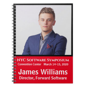 Cuaderno ID de foto personalizado Encuadernado en espiral S
