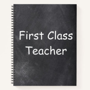 Cuaderno Idea de regalo de diseño de tablero de Chalkboard
