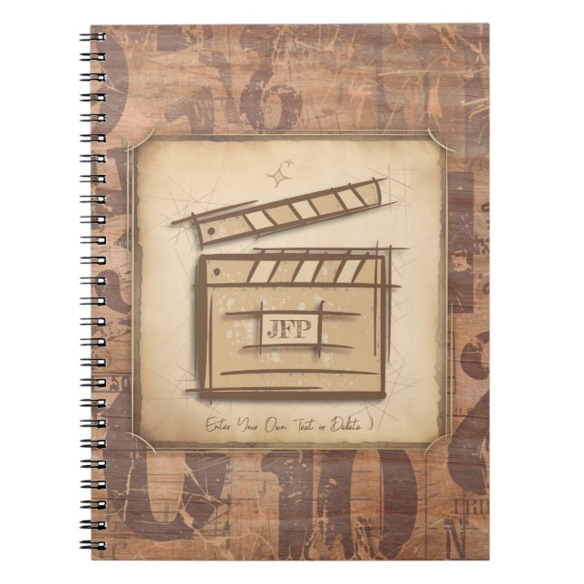 Cuaderno Idea de regalo para cineasta, actor, director de c (Frente)