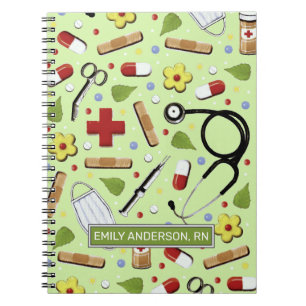 Cuaderno Idea de regalo personalizado para enfermera