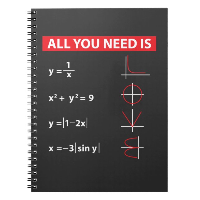 Cuaderno Idea del regalo del profesor de matemáticas de la (Frente)
