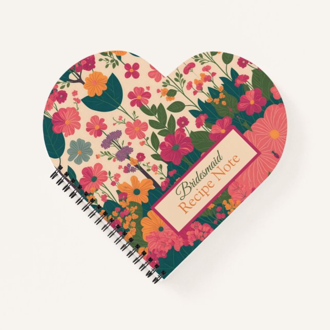 Cuaderno Idea personalizada de regalo de dama de honor (Anverso)