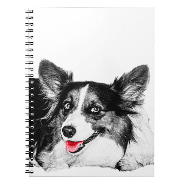 Cuaderno Ideas brillantes con un Corgi Cheeky (Frente)