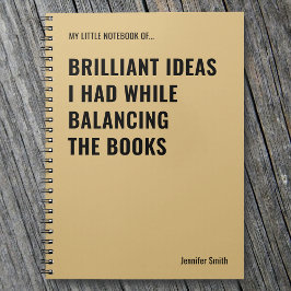 Cuaderno Ideas brillantes Contador gracioso