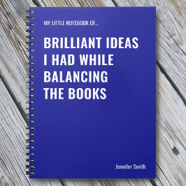 Cuaderno Ideas brillantes Contador gracioso