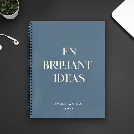 Cuaderno Ideas brillantes Planner Moda Personalizado modern