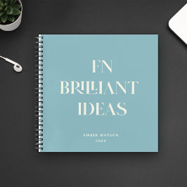 Cuaderno Ideas brillantes Planner Personalizado moderno Osc